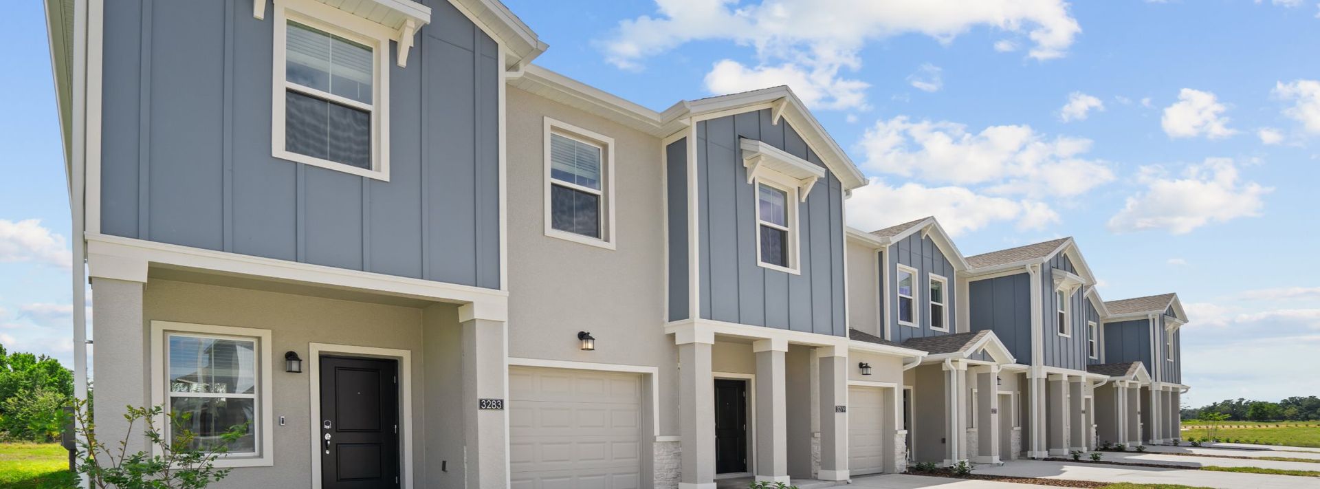 Wellness Ridge Overlook Townhomes streetscape