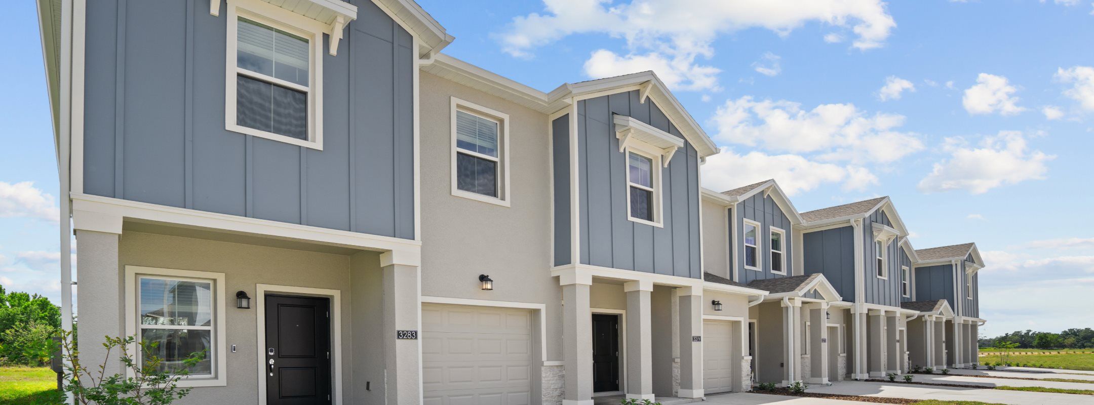 Wellness Ridge Overlook Townhomes streetscape