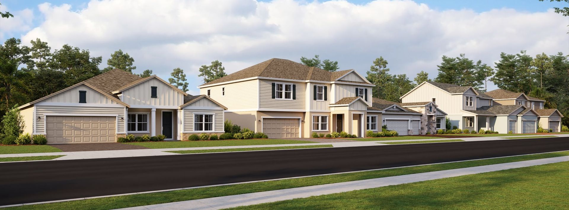 Chateau Collection streetscape rendering