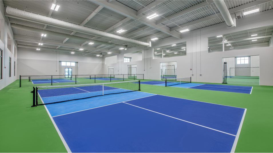 Verdana Village indoor Pickleball court