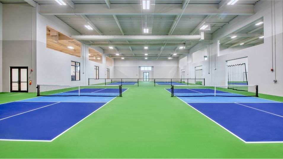 Verdana Village indoor Pickleball court
