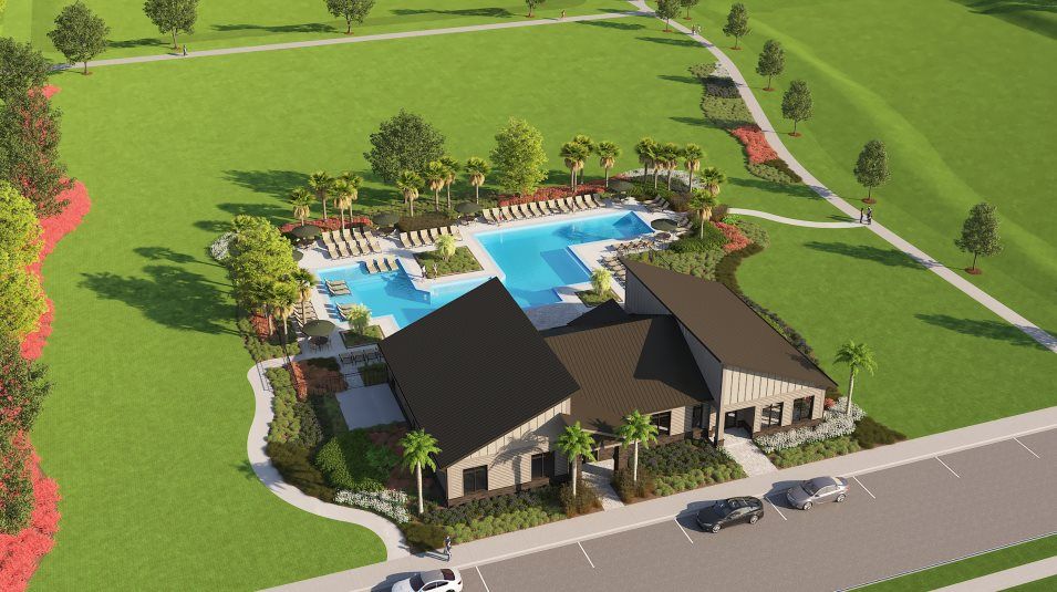 Clubhouse amenity rendering
