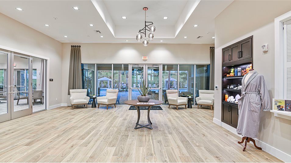 Lennar at Esplanade clubhouse interior