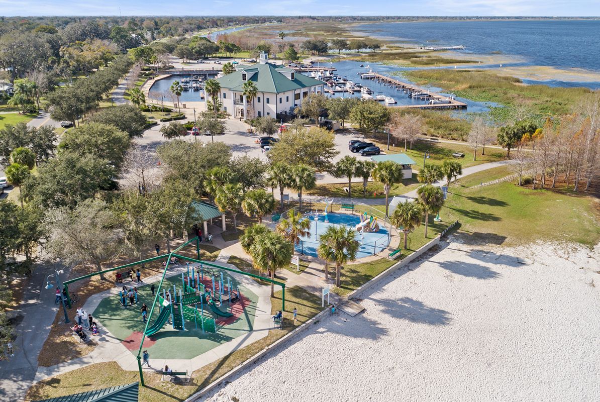 St Cloud Lakefront Park Aerial 1of3