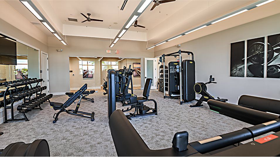 Lennar at Esplanade fitness center