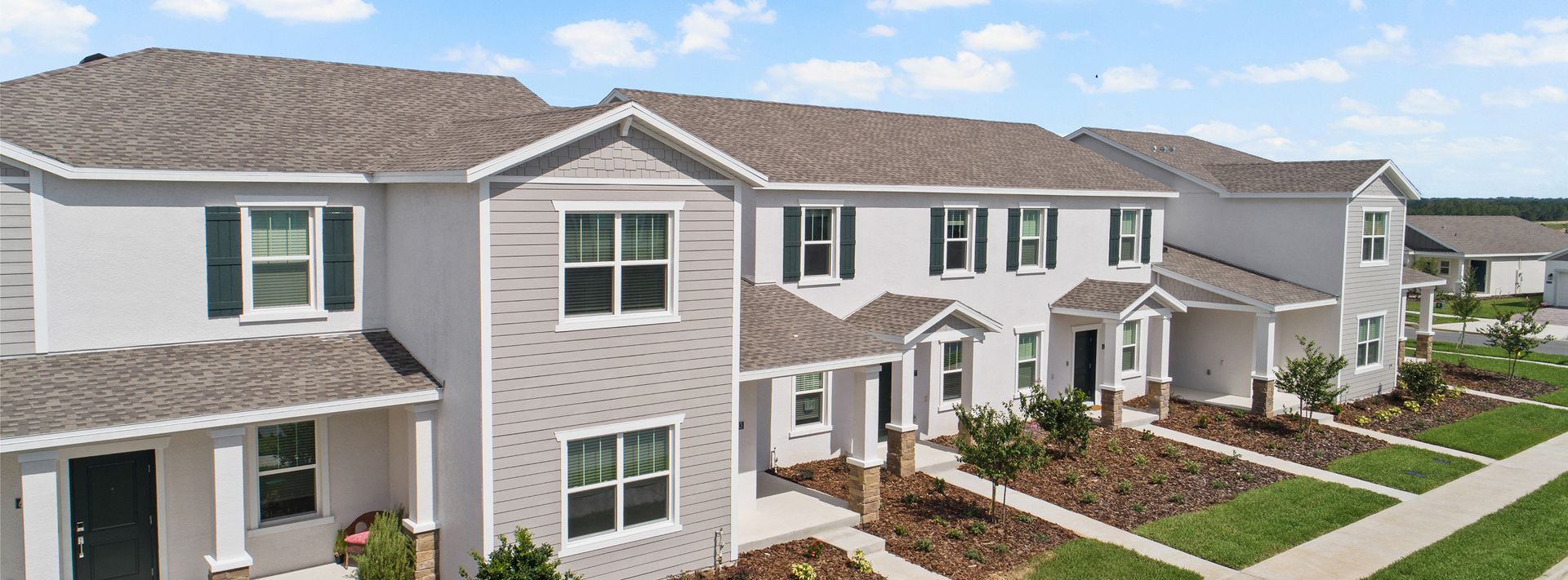 Trail Townhomes Wellness Ridge Streetscape 3of5 7 8 25