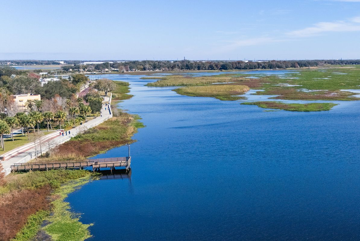 Kissimmee Lake Tohopekaliga Aerial 2of2 8 1 25