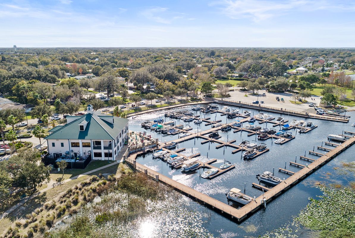 St Cloud Lakefront Marina Aerial 1of3 7 30 25