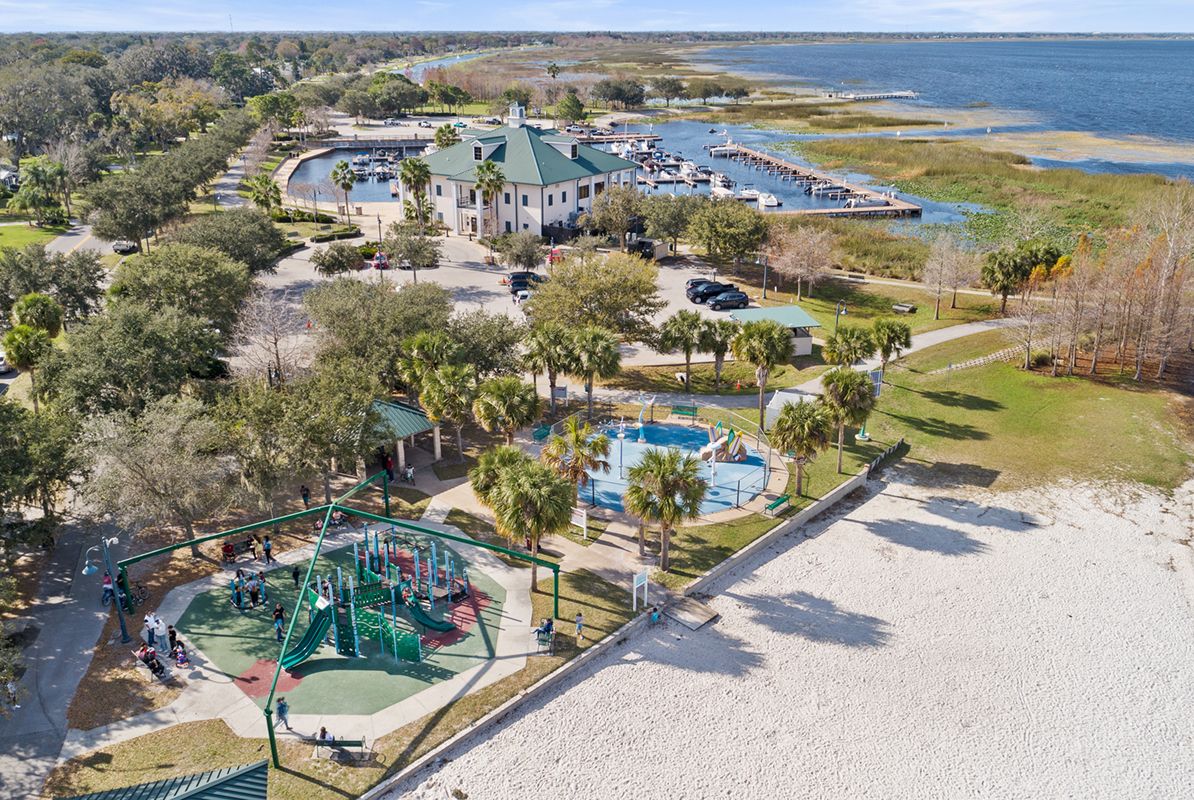St Cloud Lakefront Park Aerial 1of3 7 30 25