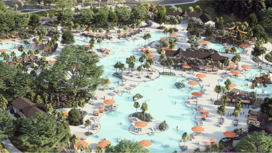 Resort-style pool at The Club at Summers Corner