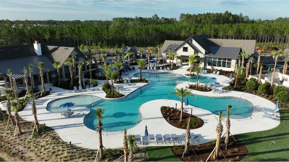Tributary community pool