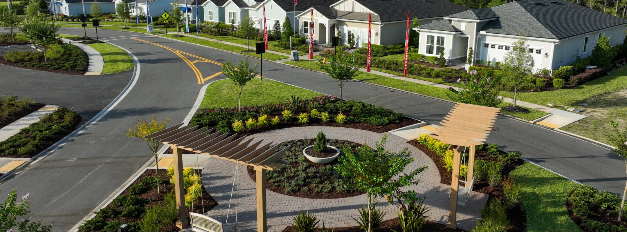 Tributary streetview of homes