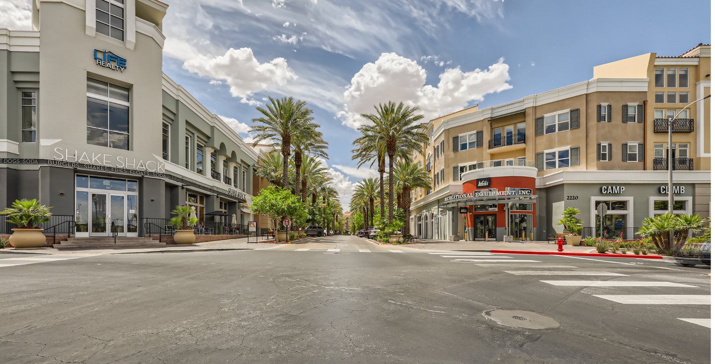 The District outdoor shopping center