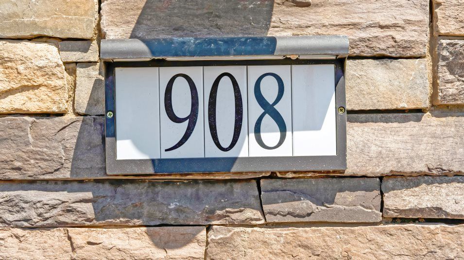 Illuminated Home Number