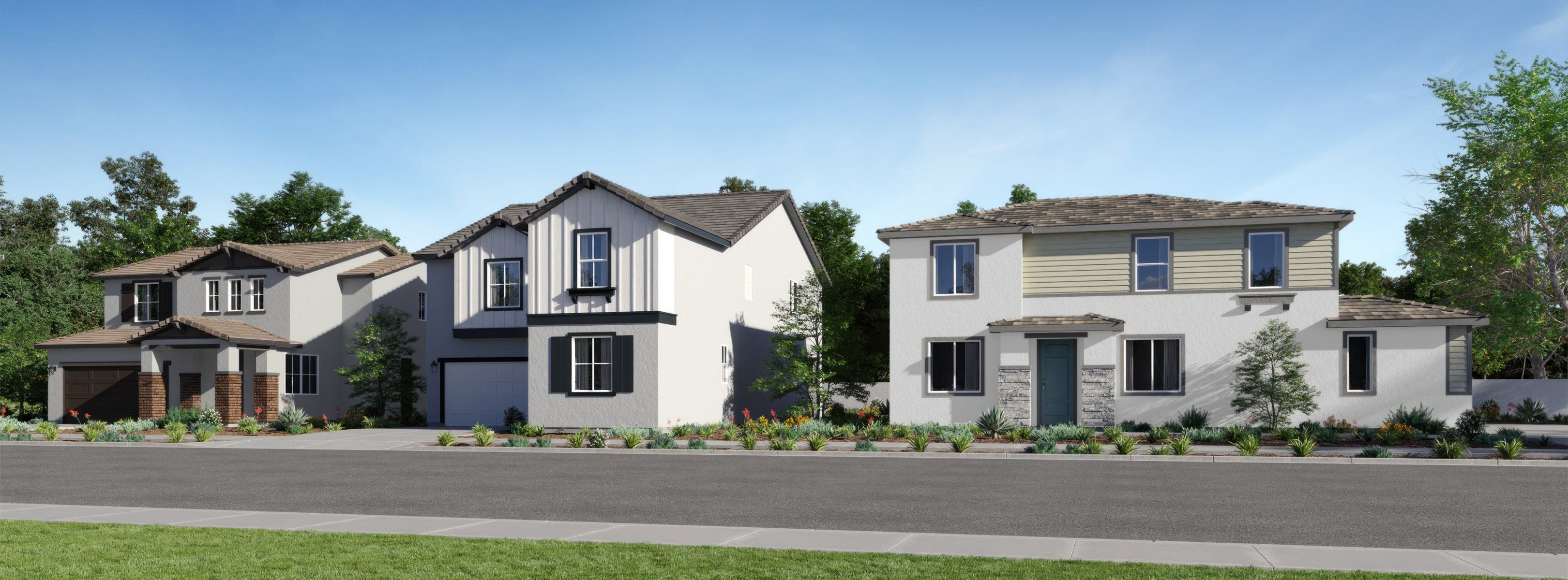 Homes in the Sunstone masterplan