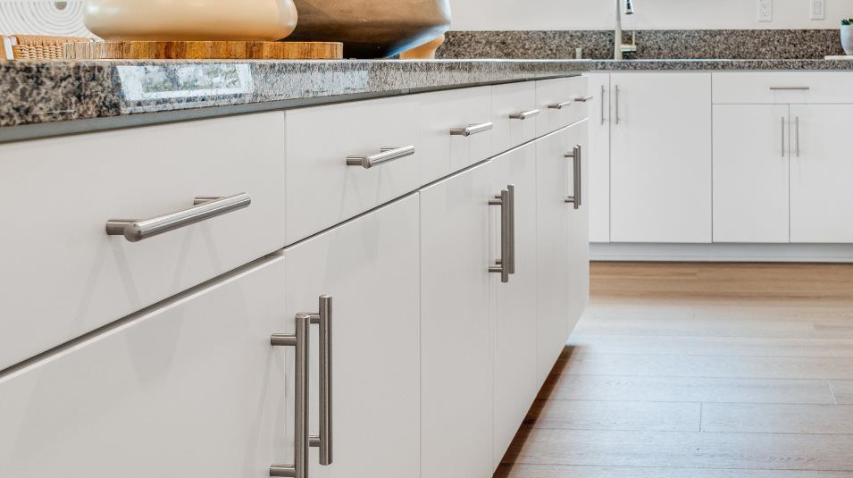 Close up of cabinets