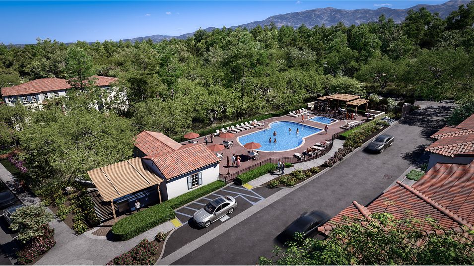 051225 Sycamore Heights Amenity Pool Aerial