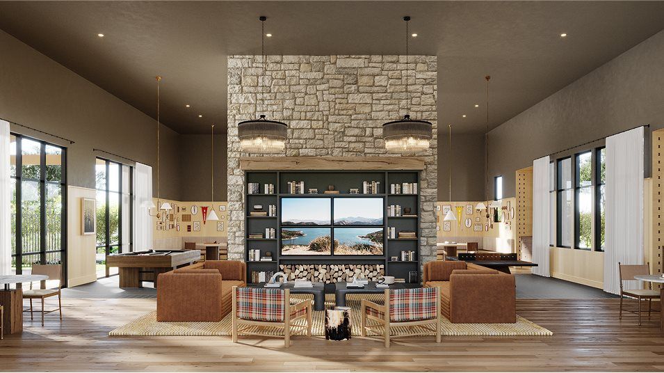 Clubhouse interior amenity
