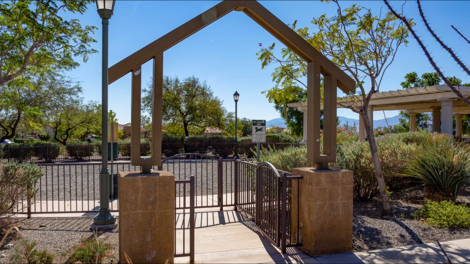 Dog park entry