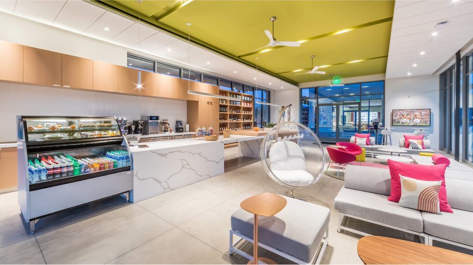 Clubhouse dining area