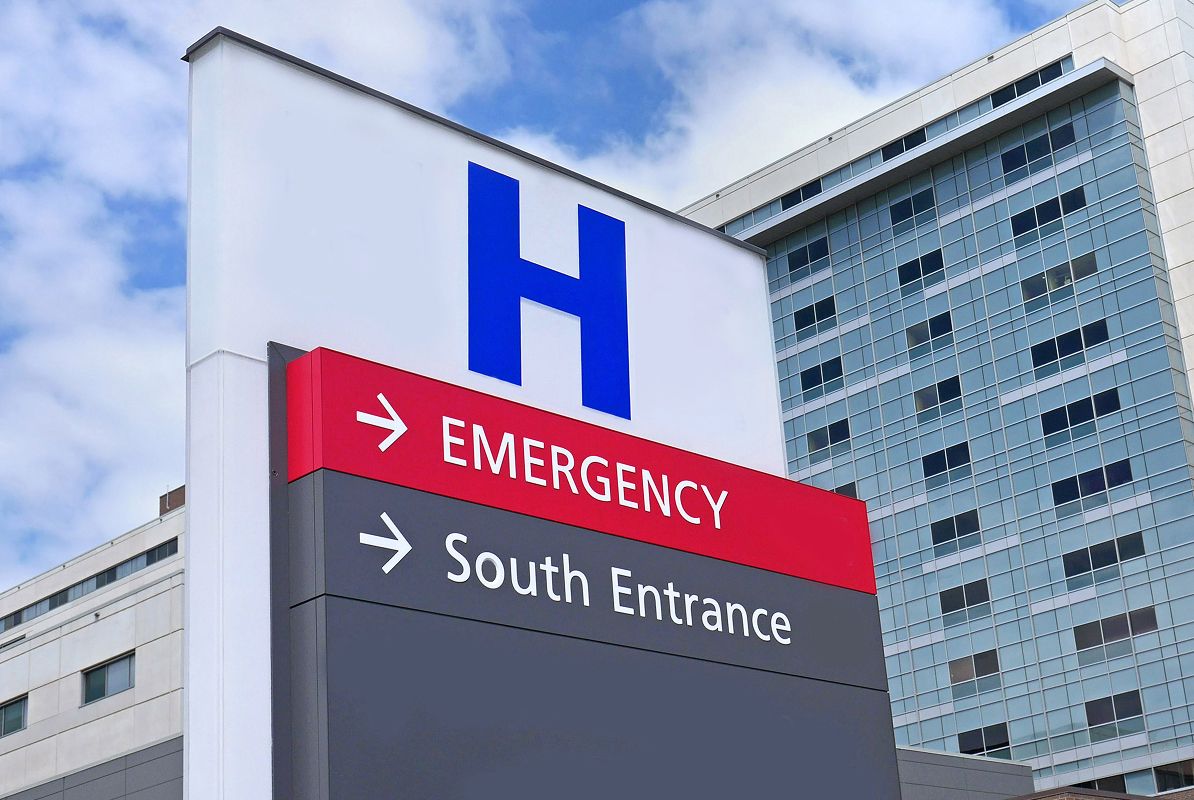 Hospital Emergency Sign