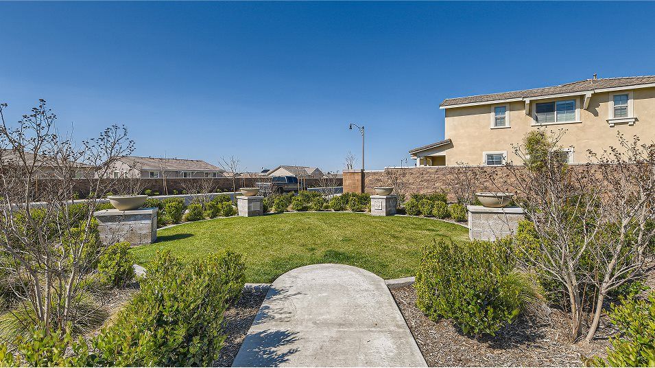 Park amenity with green grass