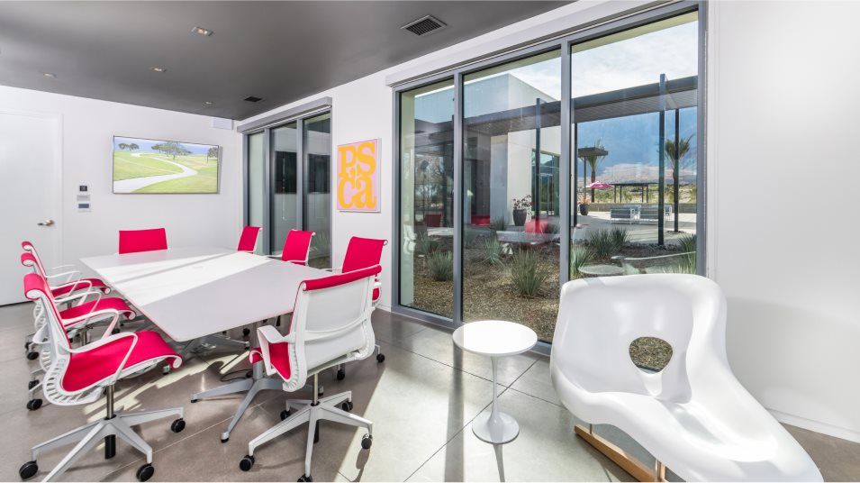 Clubhouse meeting room