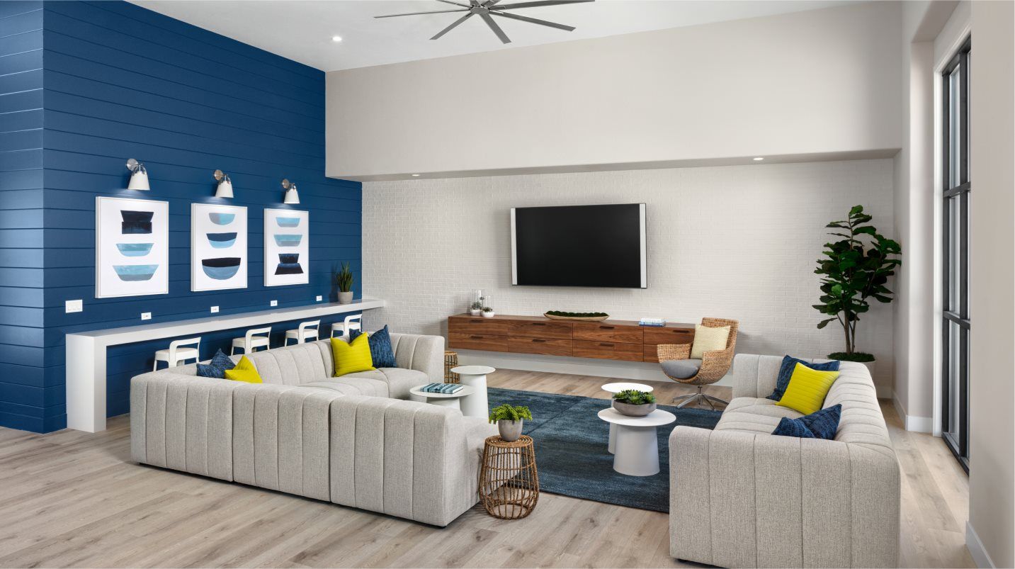Northlake Amenity Clubhouse Interior Living