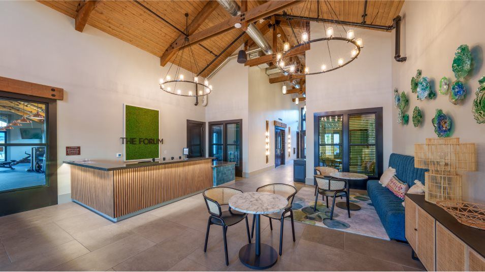 Heritage Placer Vineyards clubhouse foyer