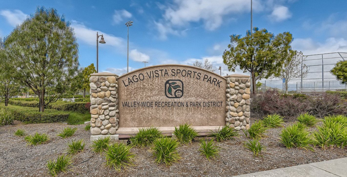 Lago Vista Sports Park Entry sign