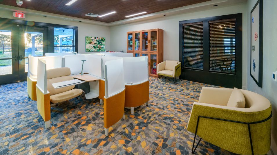 Heritage Placer Vineyards clubhouse work space amenity