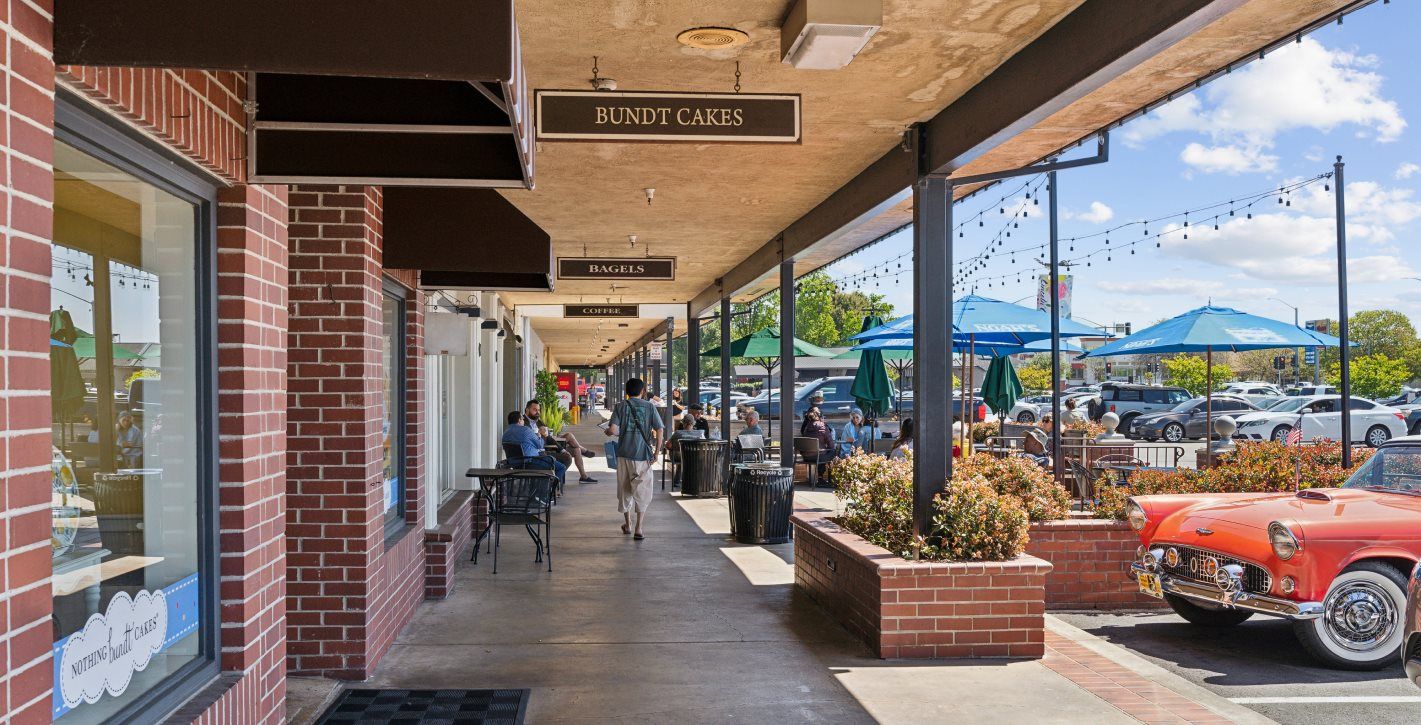 Lincoln Center exterior and parking lot