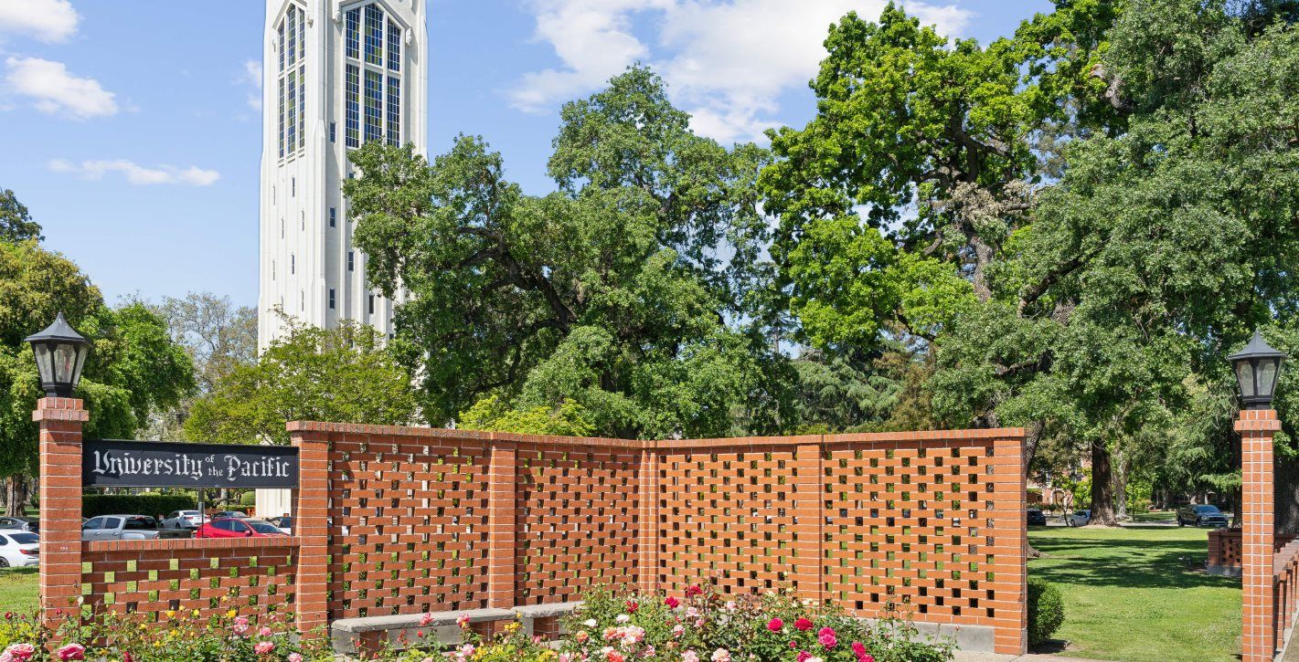 The University of the Pacific monument sign