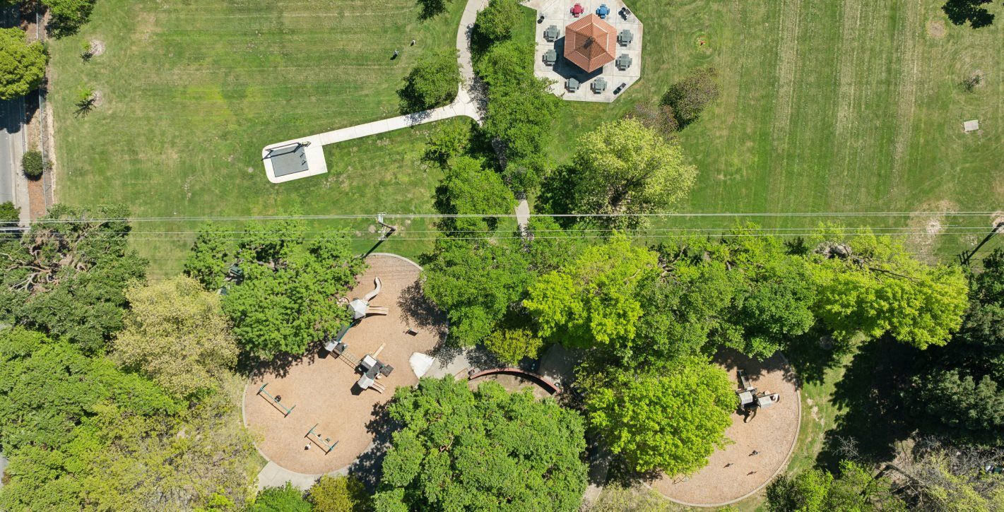 Belle Cooledge Park aerial view