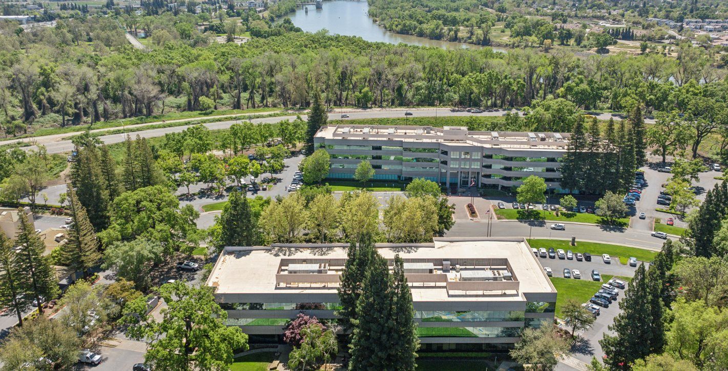 Northwestern California University School of Law aerial view