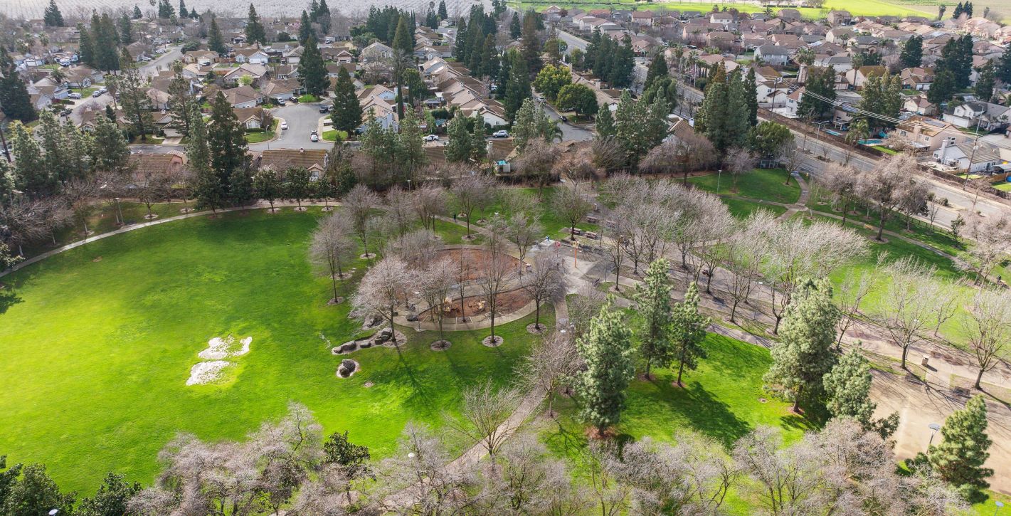 Aerial view of Shanghai Garden Park