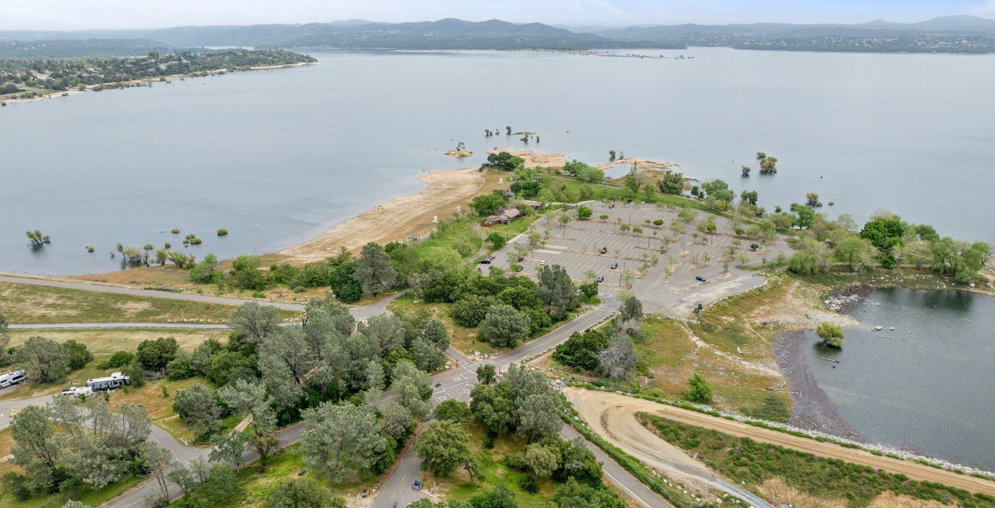 Folsom Lake aerial view