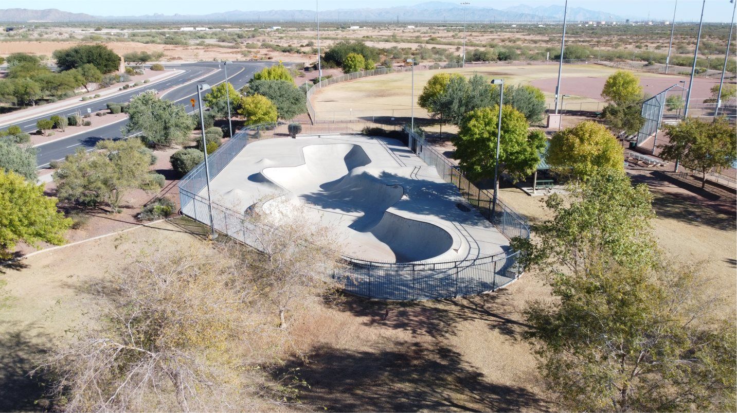 Red Rock Village skate park