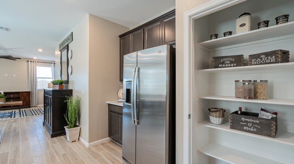 GE® stainless steel side-by-side refrigerator