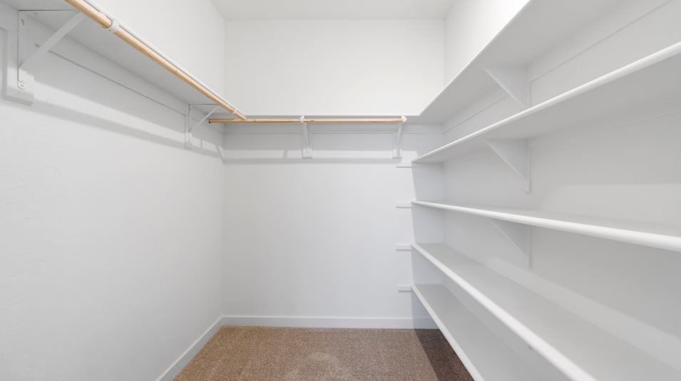 Owners walk in closet feature