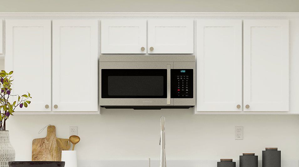 Samsung® stainless-steel microwave