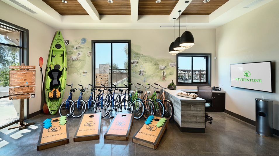 Clubhouse amenity Equipment room interior