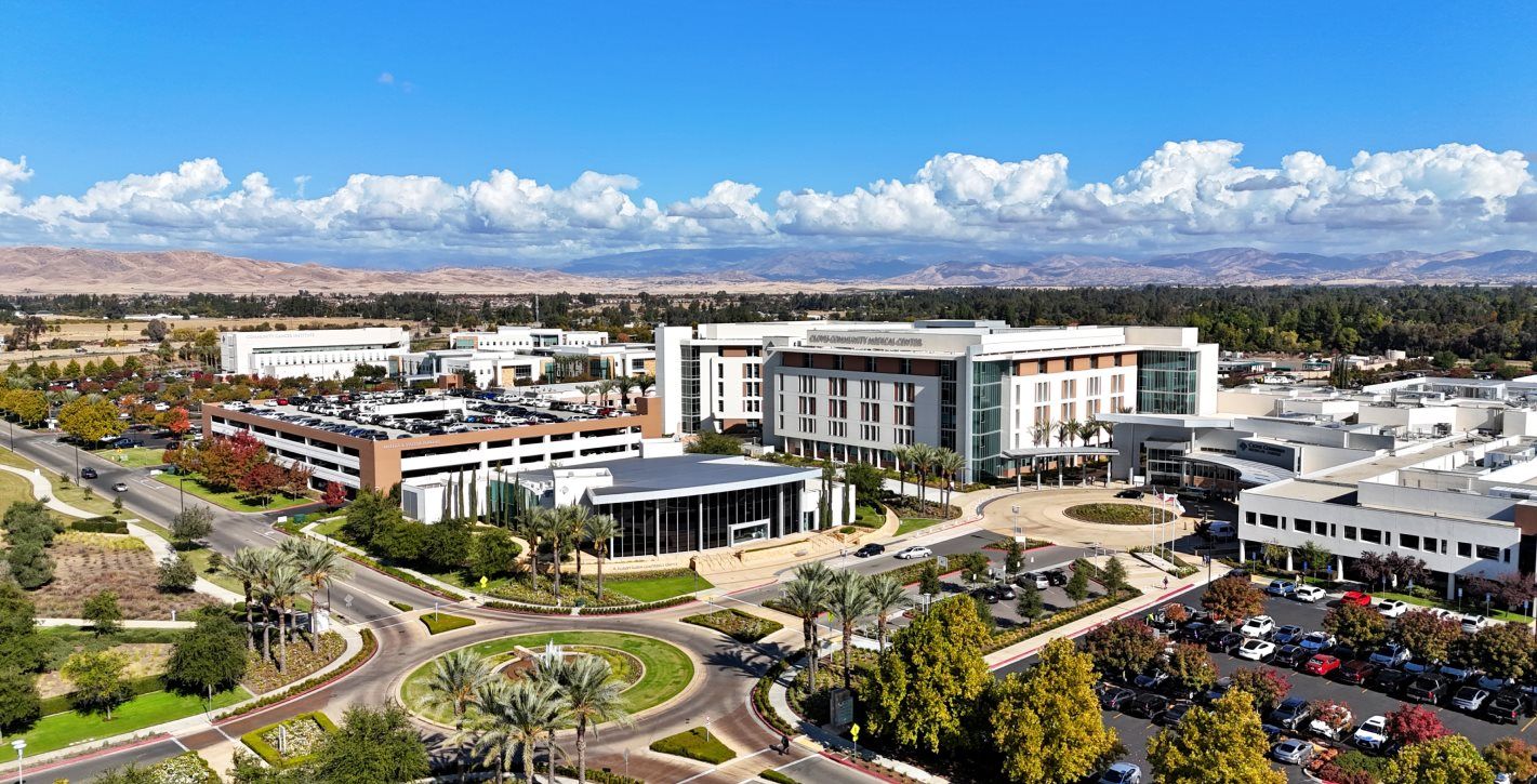 Clovis Community Medical Center aerial view