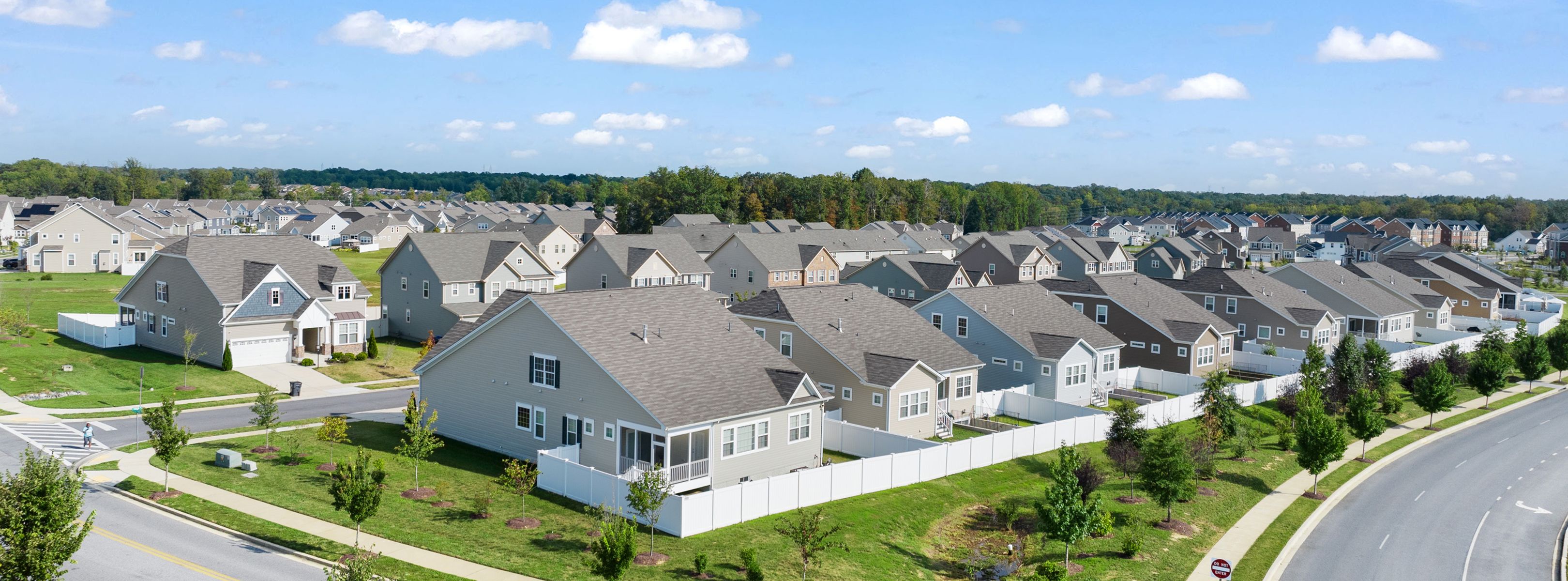 Highlands Signature St Charles Aerial Streetscape