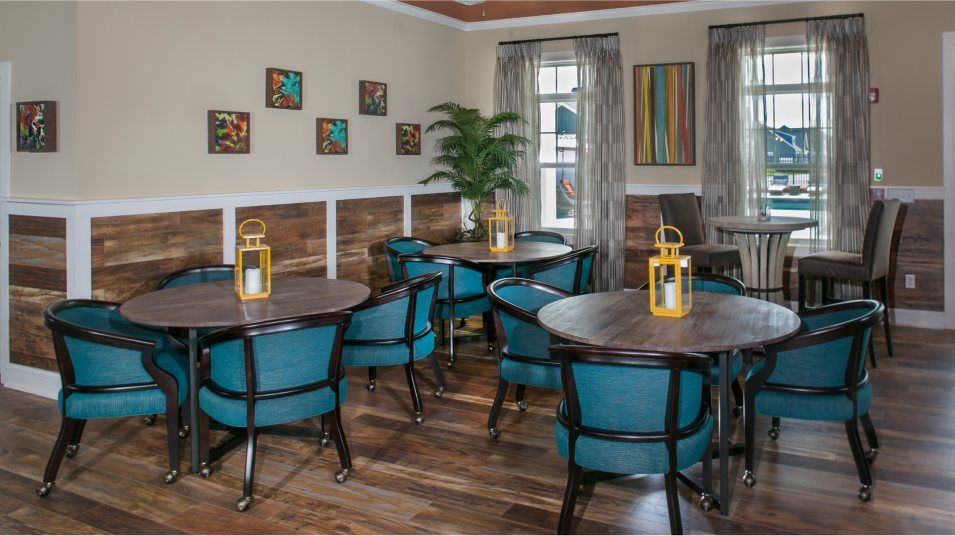 Heritage Creek Amenity Clubhouse Party tables