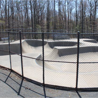 At White Plains Regional Park, skaters can use the concrete skatepark