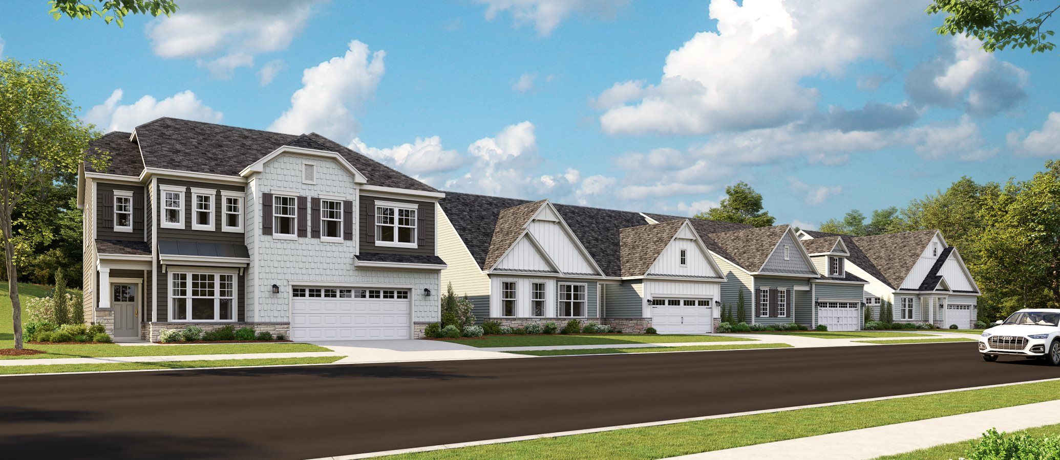 Tides at River Marsh: Signature Collection streetscape