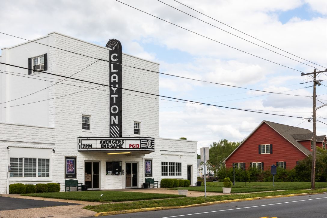 Clayton theater sign