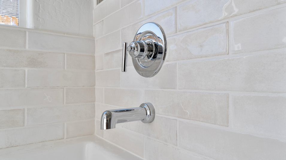 Fixtures and faucets with chrome finish