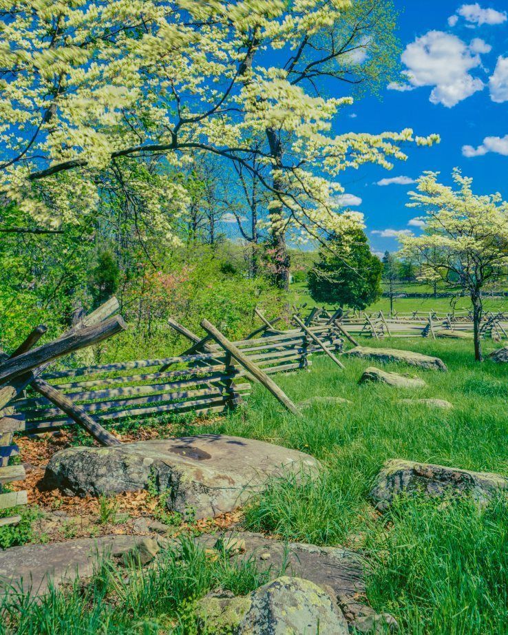 Gettysburg National Military Park is a short drive away
